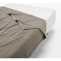 Double Reversible Blanket - Grey, Cotton by Muji, image 3