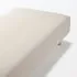 Flannel Cotton Double Fitted Sheet - Navy by Muji, image 4
