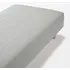 Flannel Cotton Large Double Fitted Sheet - Grey by Muji, image 4