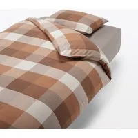 Flannel Cotton Single Duvet Cover - Light Brown by Muji, image 3