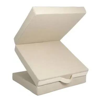 Foldable Guest Mattress Single - Beige, Linen Cotton alternate view