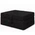 Foldable Guest Mattress Single - Black, Linen Cotton by Muji, image 4
