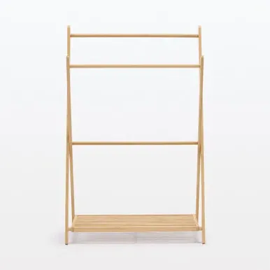 Bamboo Freestanding Towel Rail - Bamboo alternate view
