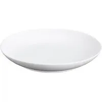 Hakuji Round Plate - White, Porcelain by Muji, image 3