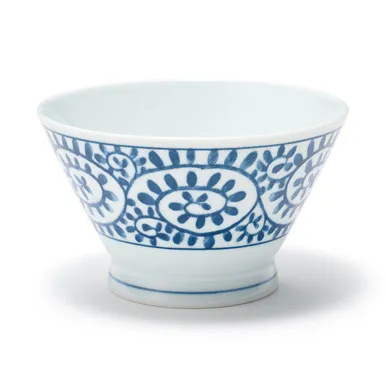 Hasami Ware Large Rice Bowl - Arabesque, Porcelain product
