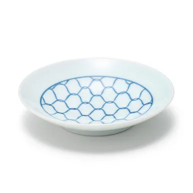 Hasami Ware Porcelain Plate - Mesh Pattern product