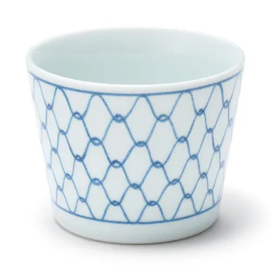 Hasami Ware Sake Cup - Mesh Pattern product