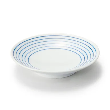 Hasami Ware Small Porcelain Plate - Stripe Pattern product