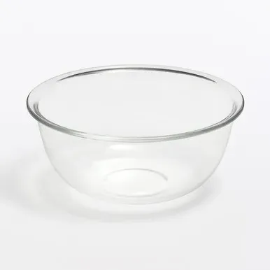 Heat-Resistant Glass Bowl 1680ml - Clear, Glass by Muji