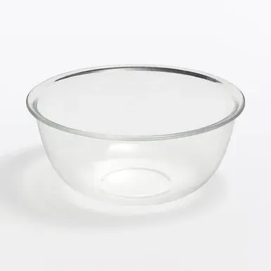 Heat-Resistant Glass Bowl 2660ml - Clear, Glass by Muji