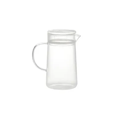 Heatproof Glass Pot 700ml with Lid and Spout - Transparent by Muji