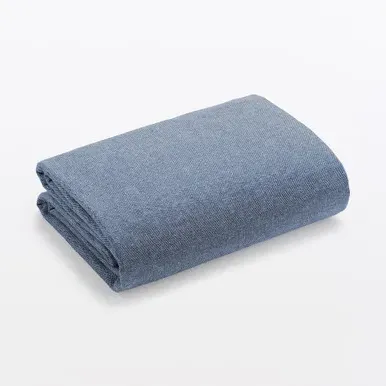Indian Cotton Rectangular Tablecloth - Blue alternate view