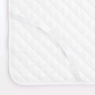Large Double Quick Dry Antibacterial Mattress Topper - Recycled Polyester by Muji, image 2