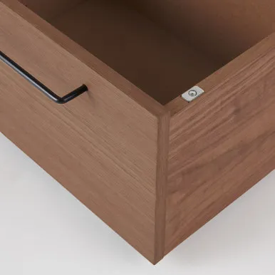 Under-Bed Drawer for Platform Bed Frame - Walnut alternate view