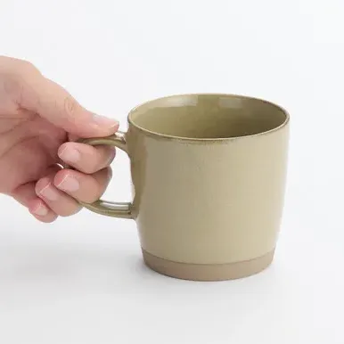 Mino Ware Coffee Mug - Dark Beige by Muji, image 2