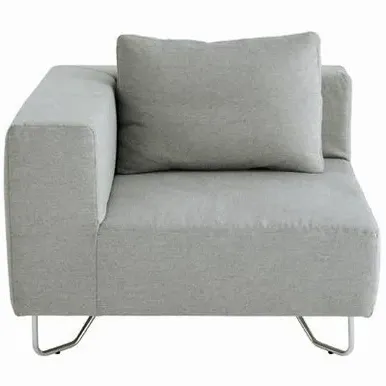 MUJI Unit Sofa Corner Piece - Light Grey