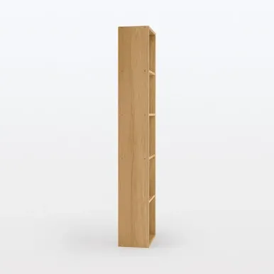Oak 5-Tier Cube Shelving Unit - Oak product