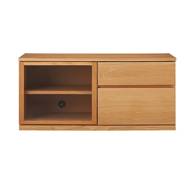 Oak TV Unit with Storage - Oak Veneer product