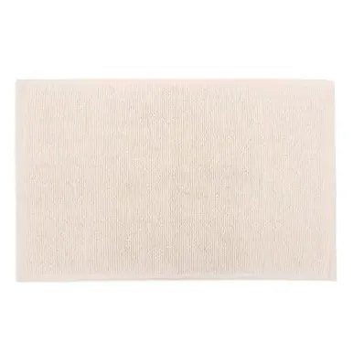 Organic Cotton Pile Bath Mat - Beige product