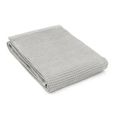 Organic Cotton Waffle Bath Sheet - Dark Beige by Muji