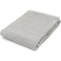 Organic Cotton Waffle Bath Sheet - Navy by Muji, image 3