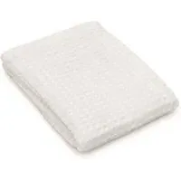 Organic Cotton Waffle Face Towel - White by Muji, image 3