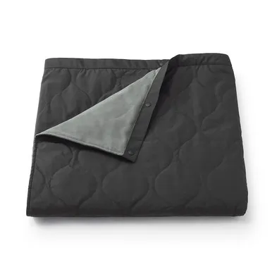 Packable Quilted Multi-Purpose Blanket - Green by Muji, image 2