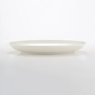 Porcelain Plate - Beige by Muji, alternate view