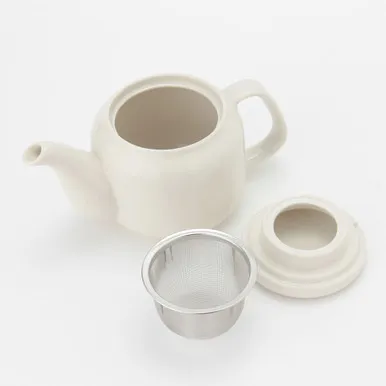 Porcelain Teapot 450ml - Beige by Muji, image 2
