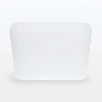 PP Basket Square - Semi-Transparent, Polypropylene alternate view