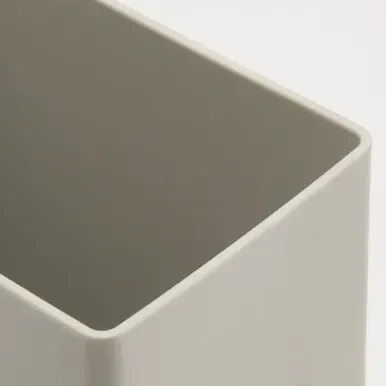 PP Square Dust Bin with Lid 9L - Polypropylene alternate view