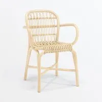 Rattan Armchair - Black by Muji, image 3