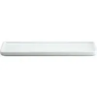 White Porcelain Tray - White, Porcelain alternate view