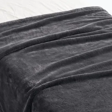 Recycled Warm Fibre Extra-Warm Double Blanket - Light Beige by Muji