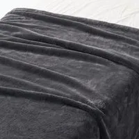 Recycled Warm Fibre Extra-Warm Single Blanket - Dark Beige by Muji, image 3