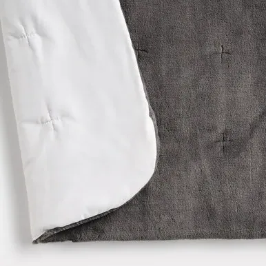 Recycled Warm Fibre Quilted Rug - Beige, Polyester by Muji, image 2