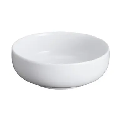 Hakuji Round Flat Bowl - White Porcelain product