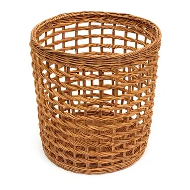 Rattan Open Weave Round Storage Basket Medium - Rattan product