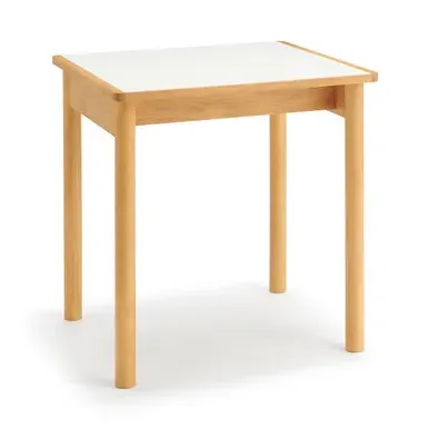 Rubberwood Square Small Dining Table - Melamine Top product