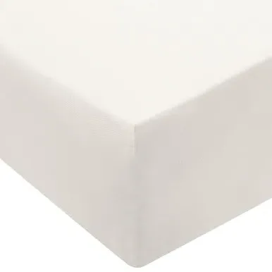 Single Fitted Sheet Washed Finish - Light Grey, Cotton product