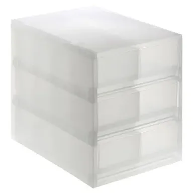 Stackable 6 Drawer Storage Unit - Translucent by Muji