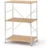 Stainless Steel 3-Tier Shelving Unit - Oak, Veneer by Muji, image 4