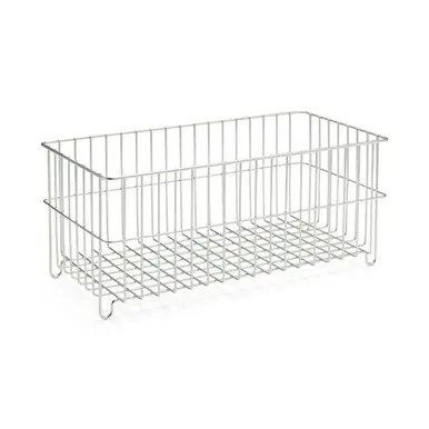 Stainless Steel Large Bottle Rack - Silver, Steel by Muji