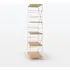 Stainless Steel Oak 5-Tier Shelving Unit - Oak Veneer by Muji, image 4