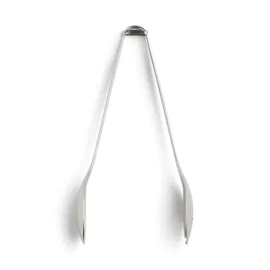 Stainless Steel Salad Tongs with Lock - Silver, Stainless Steel by Muji