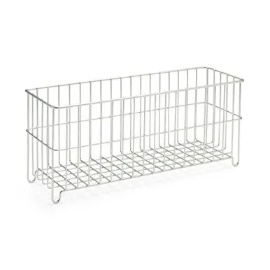 Stainless Steel Slim Bottle Rack - Silver, Steel by Muji