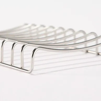 Stainless Steel Soap Dish by Muji, alternate view