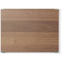 Stainless Steel Walnut Shelving Unit Additional Shelf 58cm - Walnut by Muji, image 3
