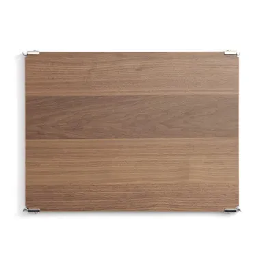 Stainless Steel Walnut Shelving Unit Additional Shelf 58cm - Walnut by Muji