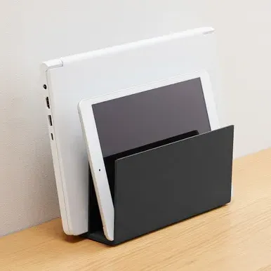 Steel File Stand - Steel by Muji, alternate view